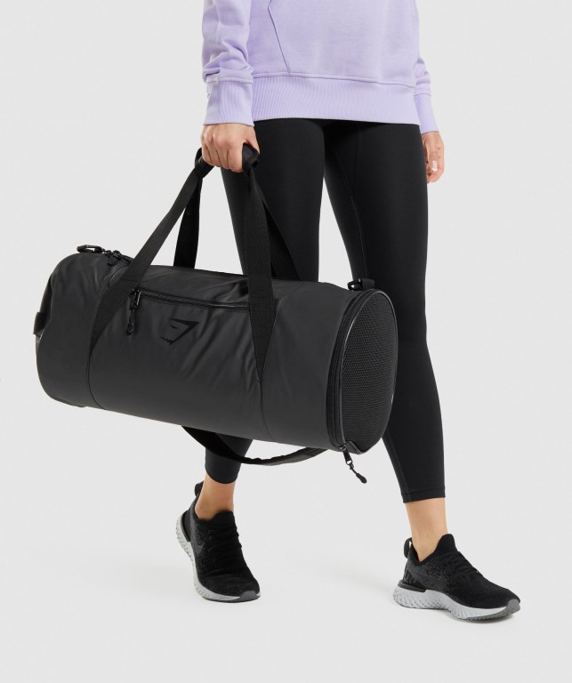 Bolsas De Mano Gymshark Barrel Mujer Negros | TncSVEhEQ2L