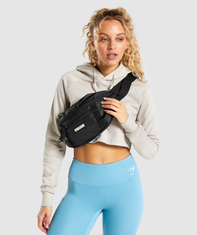 Bolsos Cruzados Gymshark GS Cross Body Mujer Negros | AnUFy5krOUb