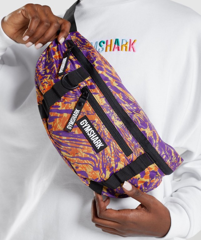 Bolsos Cruzados Gymshark Manimal Sling Hombre Naranjas | 3ZEM5FrwLfu