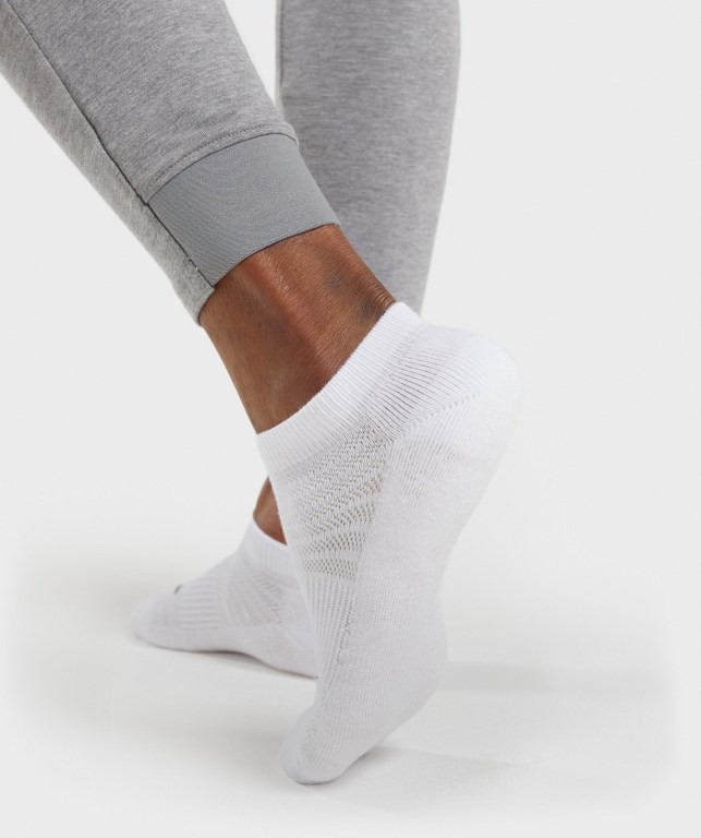 Calcetines Gymshark Ankle 3pk Hombre Blancos | cZm1SAJjmMx