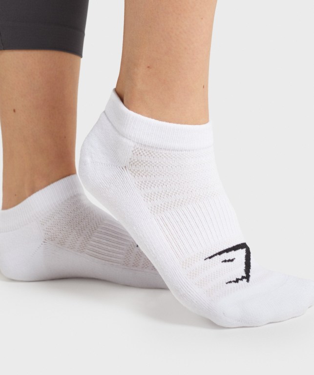 Calcetines Gymshark Ankle 3pk Hombre Blancos | cZm1SAJjmMx