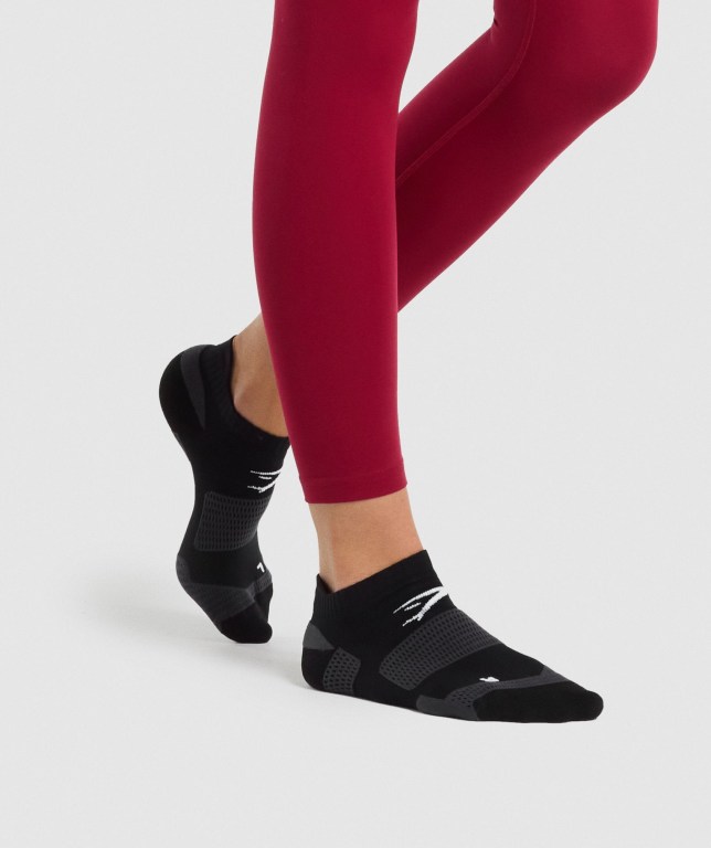 Calcetines Gymshark Ankle Performance Mujer Negros | foDzrMOfk4O