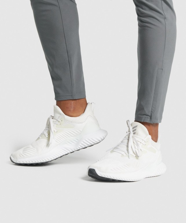 Calcetines Gymshark No Show Performance Hombre Blancos | UxHwkPQeCaz