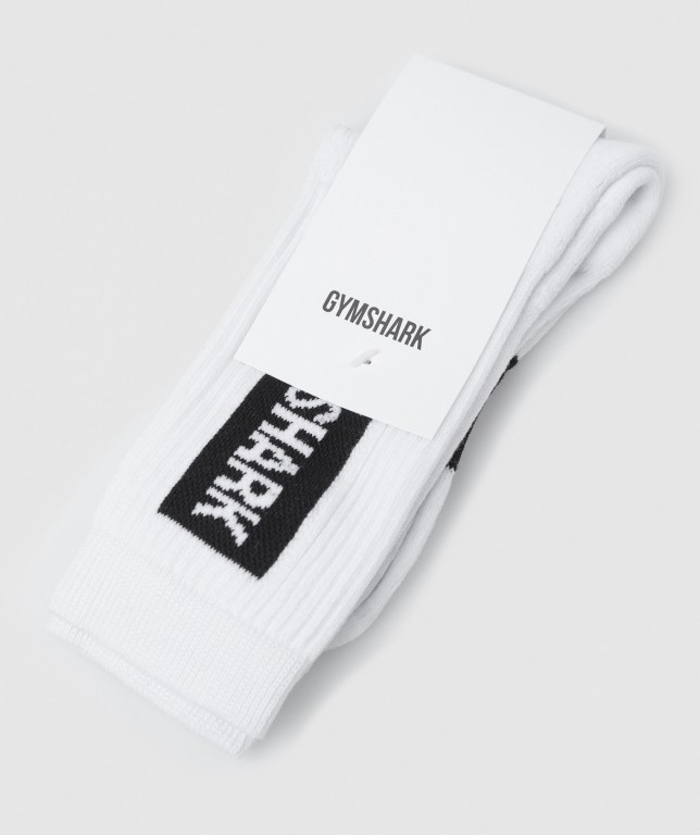 Calcetines Gymshark Premium (1pk) Hombre Blancos | fJnAQxDS5Oj