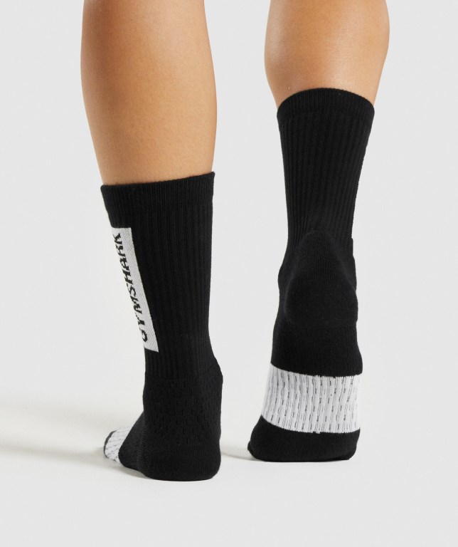 Calcetines Gymshark Premium (1pk) Hombre Negros | kvIX9QAoxvo