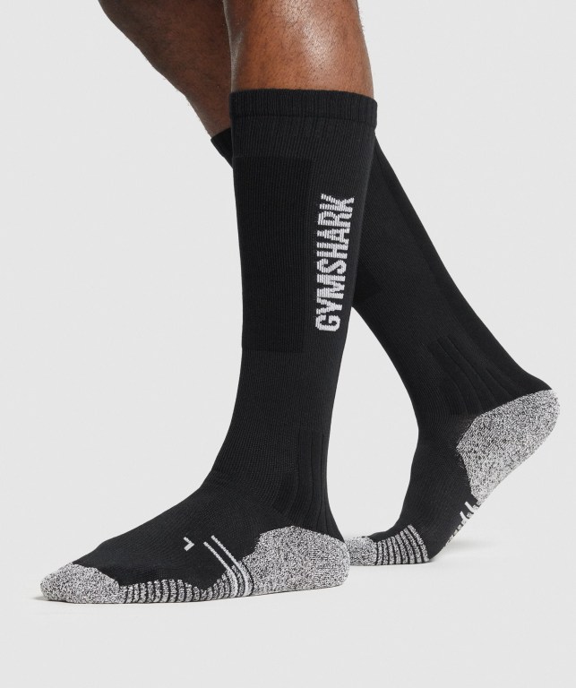 Calcetines Gymshark Weightlifting Hombre Negros | 9Iop3Qadwpy