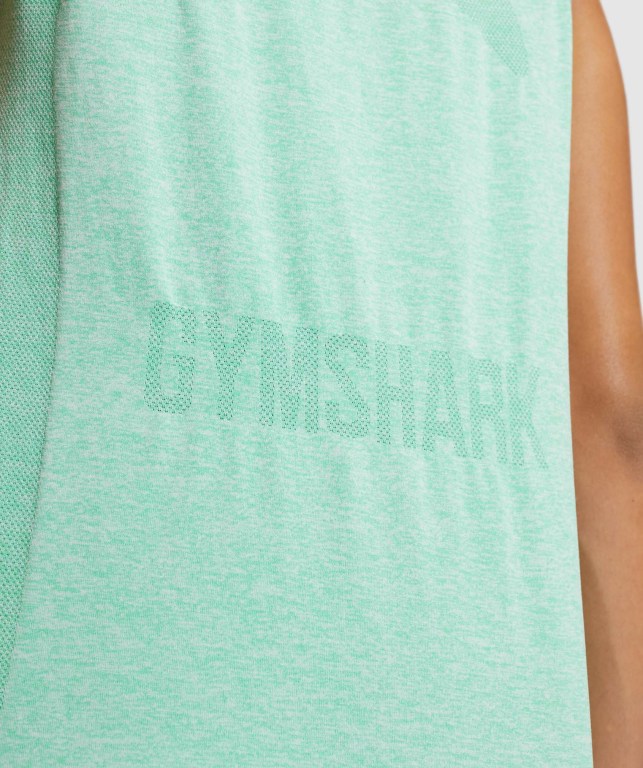 Camiseta De Tirantes Para Correr Gymshark Flex Loose Top Mujer Verdes | 6X5vLdwDonj