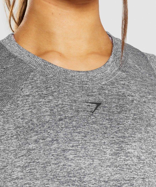 Camiseta De Tirantes Para Correr Gymshark Flex Loose Top Mujer Grises | ULwdtg2cPMC