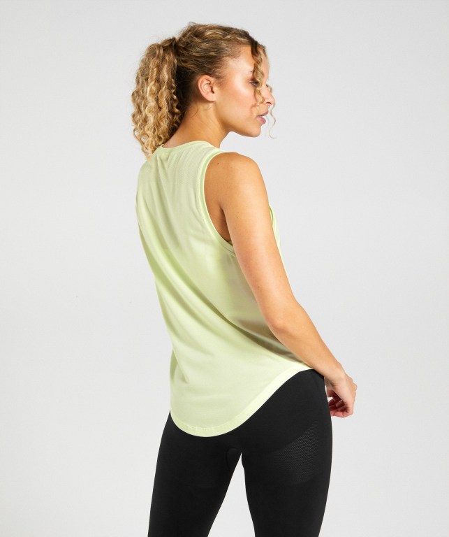 Camiseta De Tirantes Para Correr Gymshark Flex Mujer Verdes Claro | fxp82oSGUO7