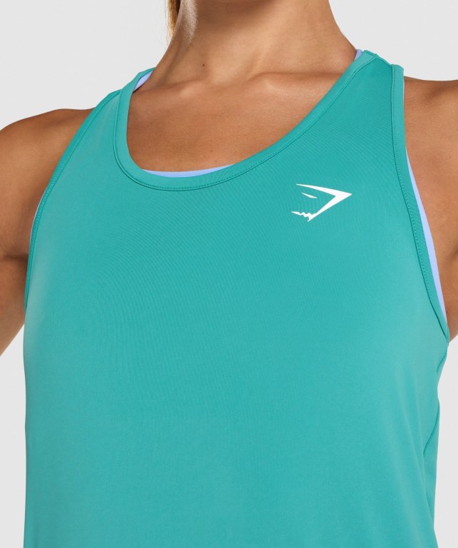 Camiseta De Tirantes Para Correr Gymshark Entrenamiento Mujer Turquesa | nVmjTRlHzke