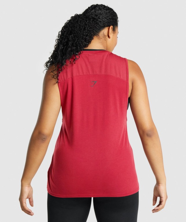 Camiseta De Tirantes Para Correr Gymshark Apollo Graphic Mujer Vino | qyvBtZzX6AH