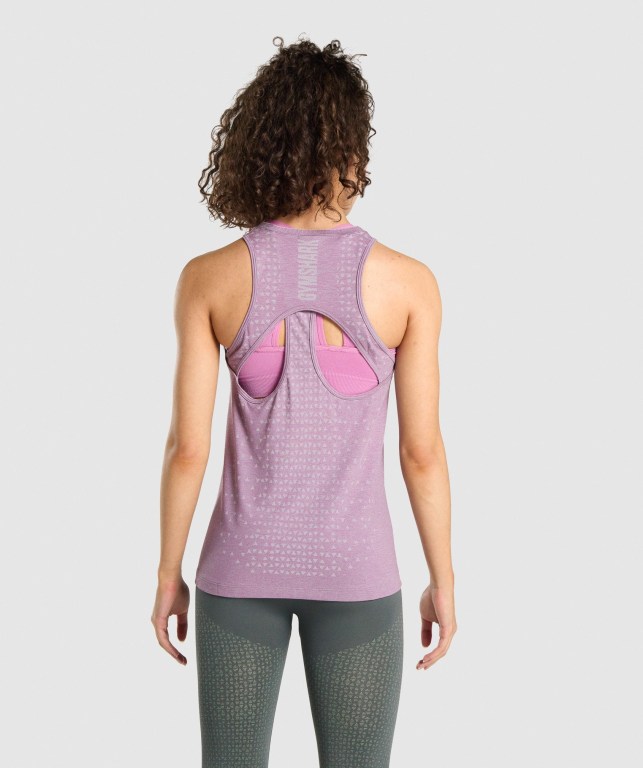 Camiseta De Tirantes Para Correr Gymshark Apex Seamless Mujer Morados Claro | tjcD4yMFi1Z