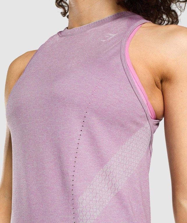 Camiseta De Tirantes Para Correr Gymshark Apex Seamless Mujer Morados Claro | tjcD4yMFi1Z