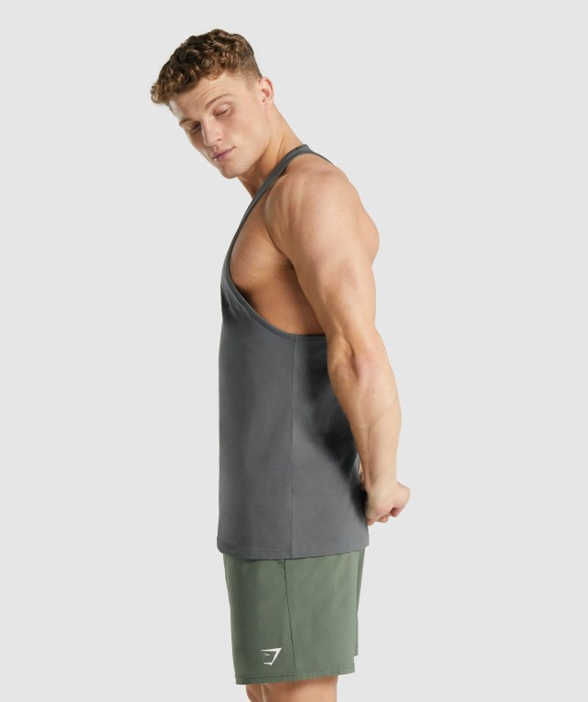 Chalecos Gymshark Block Infill Hombre Grises | nJdg4hHxY7p