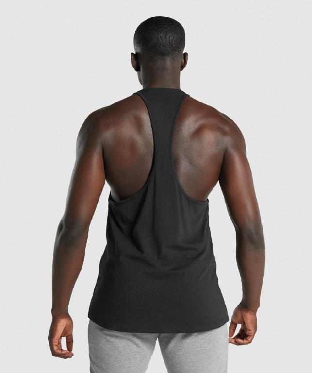 Chalecos Gymshark Block Infill Hombre Negros | dN8BBCglo1v