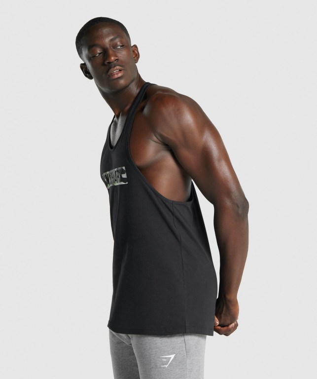 Chalecos Gymshark Block Infill Hombre Negros | dN8BBCglo1v