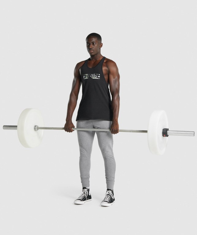 Chalecos Gymshark Block Infill Hombre Negros | dN8BBCglo1v