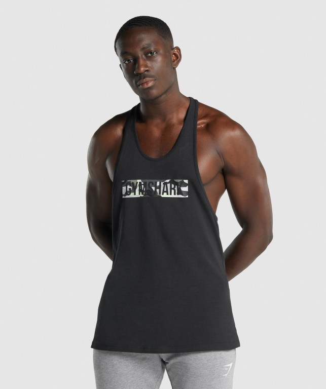 Chalecos Gymshark Block Infill Hombre Negros | dN8BBCglo1v