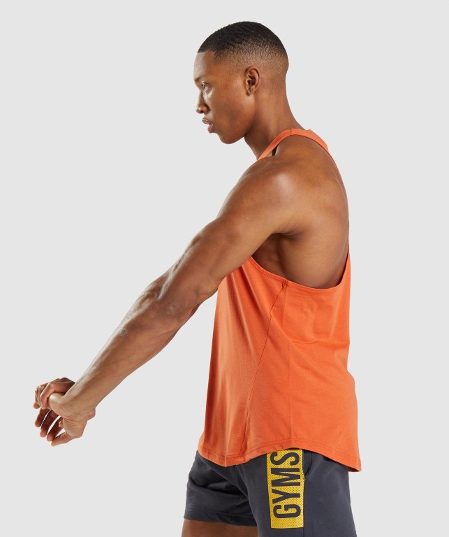 Chalecos Gymshark Bold Hombre Naranjas | HbaDZyMzsXA