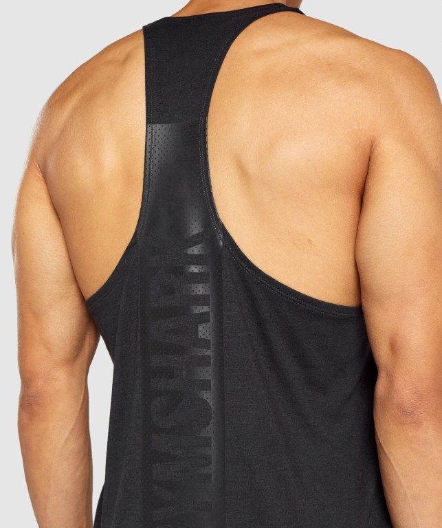 Chalecos Gymshark Bold Hombre Negros | kNMiirPqpwe