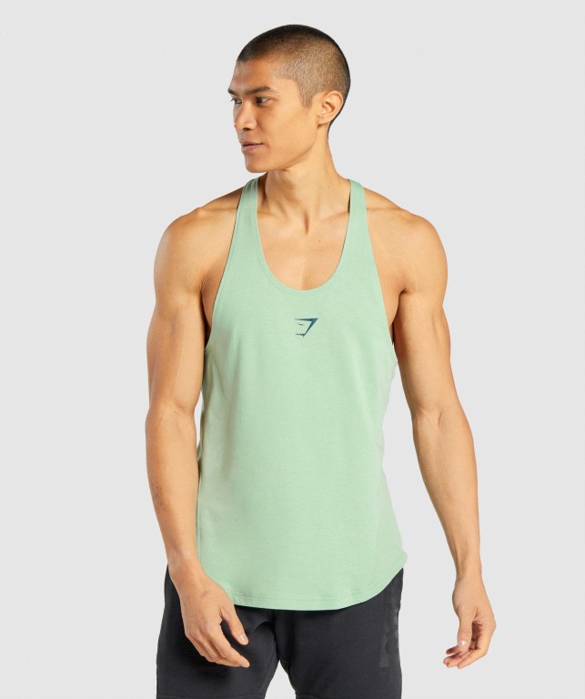 Chalecos Gymshark Bold Hombre Verdes | 6joanmXT482