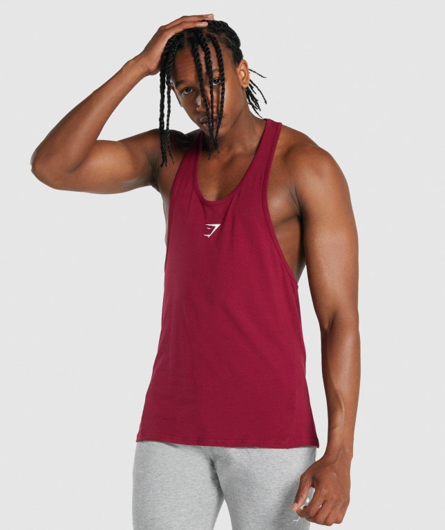 Chalecos Gymshark Critical 2.0 Hombre Vino | bJJ4huAMBsM