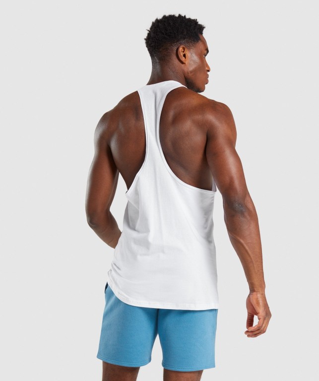 Chalecos Gymshark Legacy Hombre Blancos | qLQ25SOkJN4