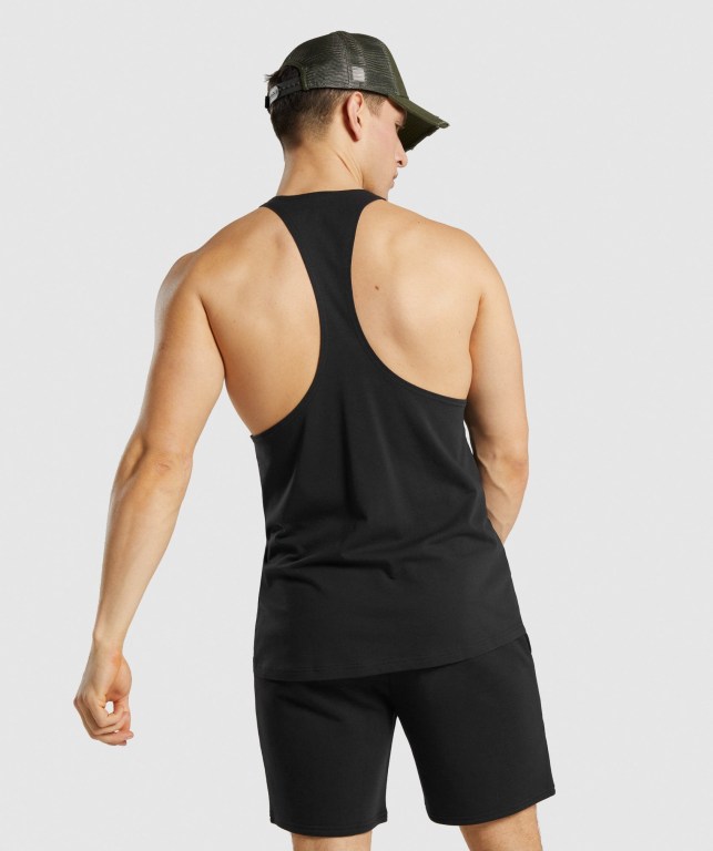 Chalecos Gymshark Legacy Hombre Negros Blancos | f16QZWoB87Q