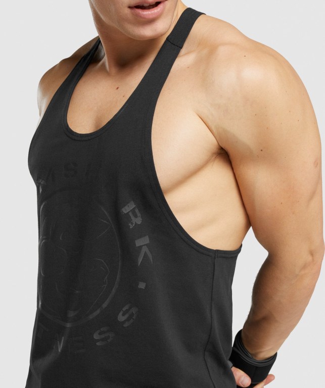 Chalecos Gymshark Legacy Hombre Negros Negros | zfaS9pJDmIW