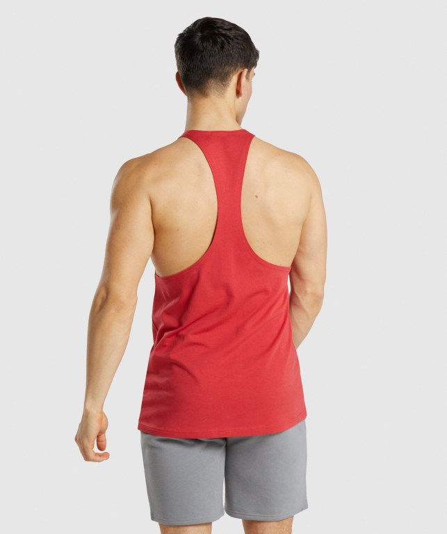 Chalecos Gymshark Legacy Hombre Rojos | Keg8aCCDN6S