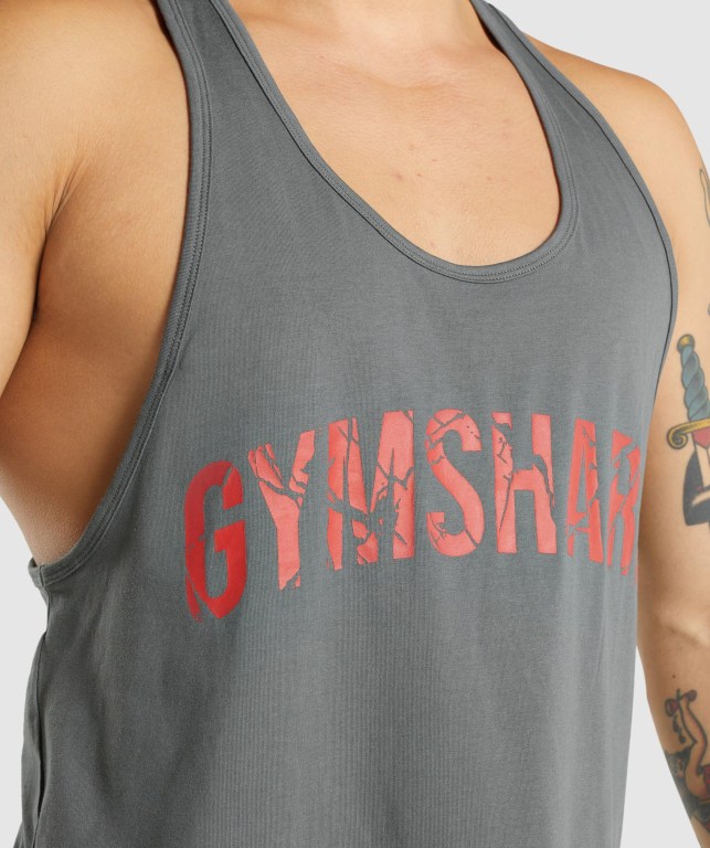 Chalecos Gymshark Power Hombre Grises | ekQz9uhS3mE