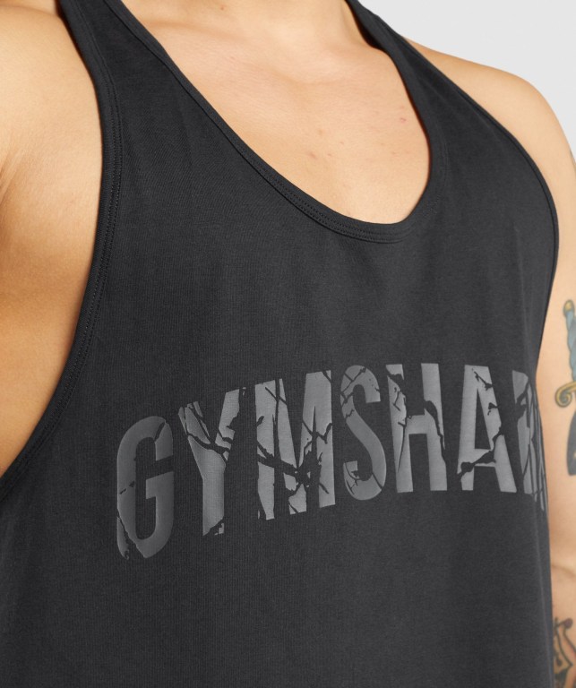 Chalecos Gymshark Power Hombre Negros | uPT5ooA2CSs