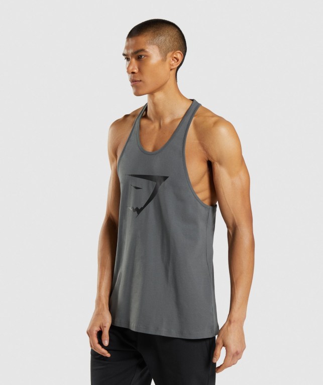 Chalecos Gymshark Sharkhead Infill Hombre Grises | L8bUAnZLCcF