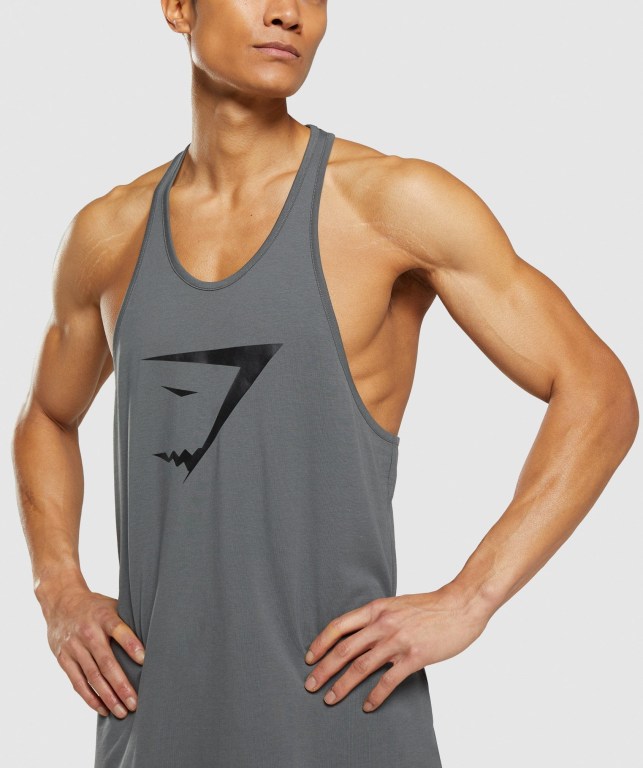 Chalecos Gymshark Sharkhead Infill Hombre Grises | L8bUAnZLCcF