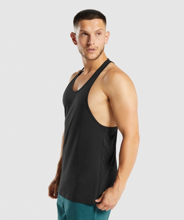 Chalecos Gymshark Sharkhead Infill Hombre Negros | SG3zr7P6yY5