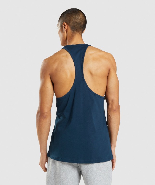 Chalecos Gymshark Sharkhead Infill Hombre Azul Marino | kBv845OGgKH