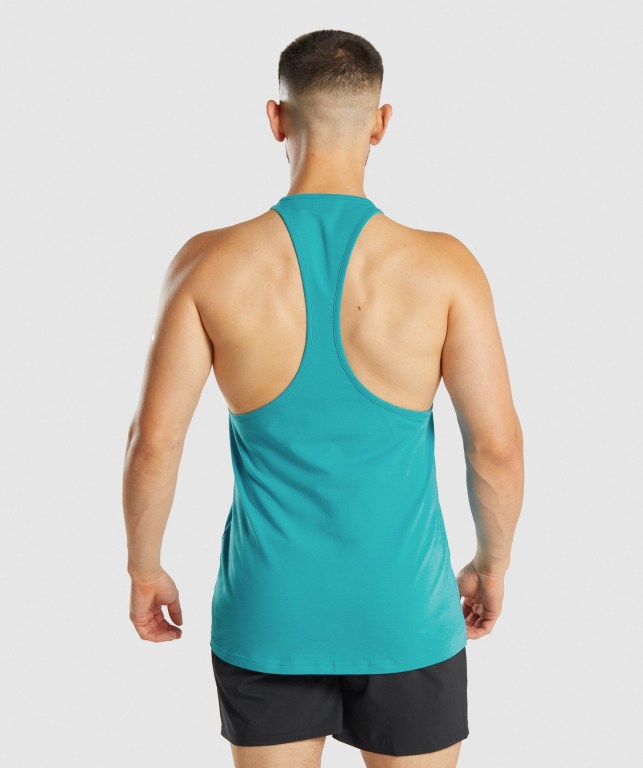 Chalecos Gymshark Sharkhead Infill Hombre Azules | mkO276ergK1