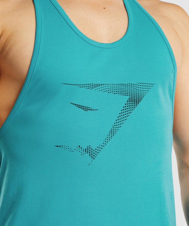 Chalecos Gymshark Sharkhead Infill Hombre Azules | mkO276ergK1