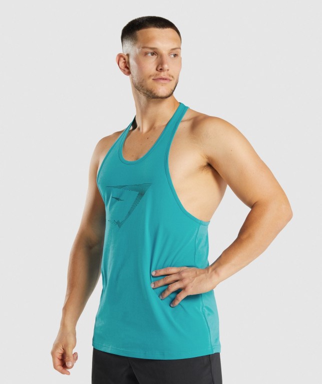 Chalecos Gymshark Sharkhead Infill Hombre Azules | mkO276ergK1