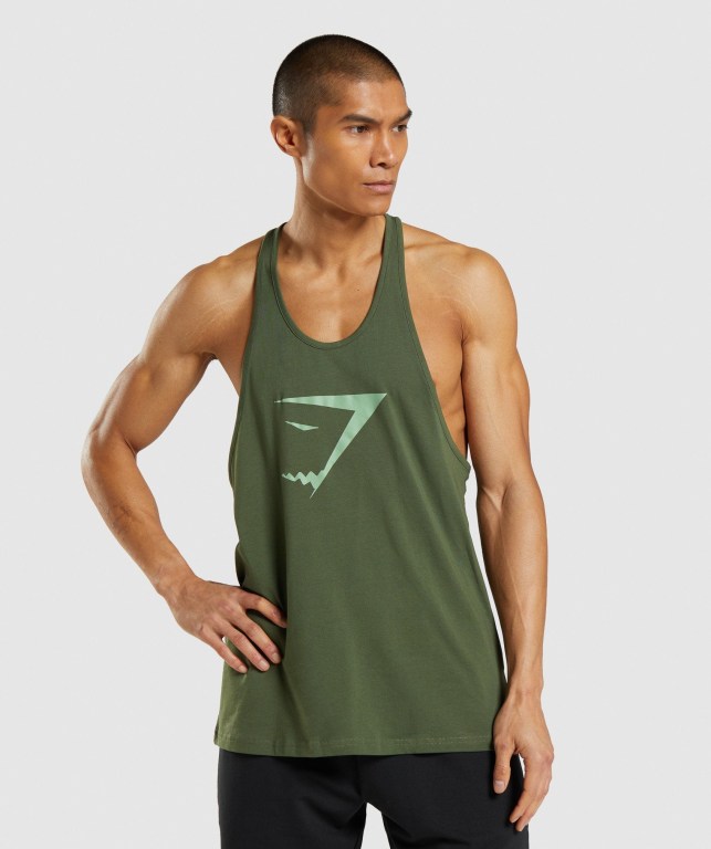 Chalecos Gymshark Sharkhead Infill Hombre Verdes | orJKdPPwbOv