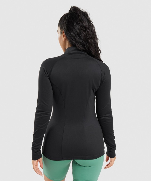 Chaquetas Gymshark Entrenamiento Jacket Mujer Negros | fX9rPWhk4Ta