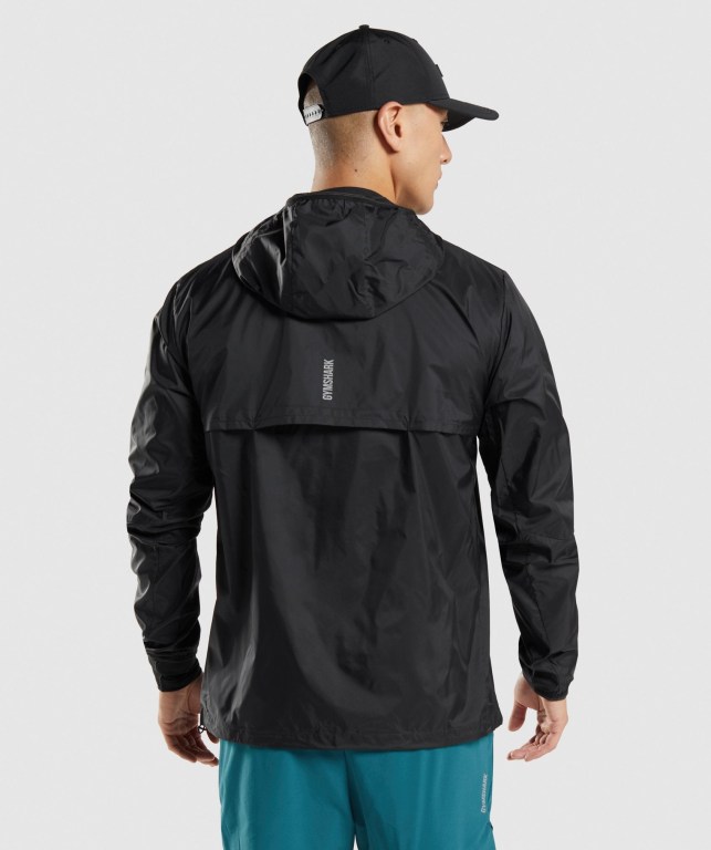 Chaquetas Gymshark Speed Jacket Hombre Negros | T3d4Ay4n1U4