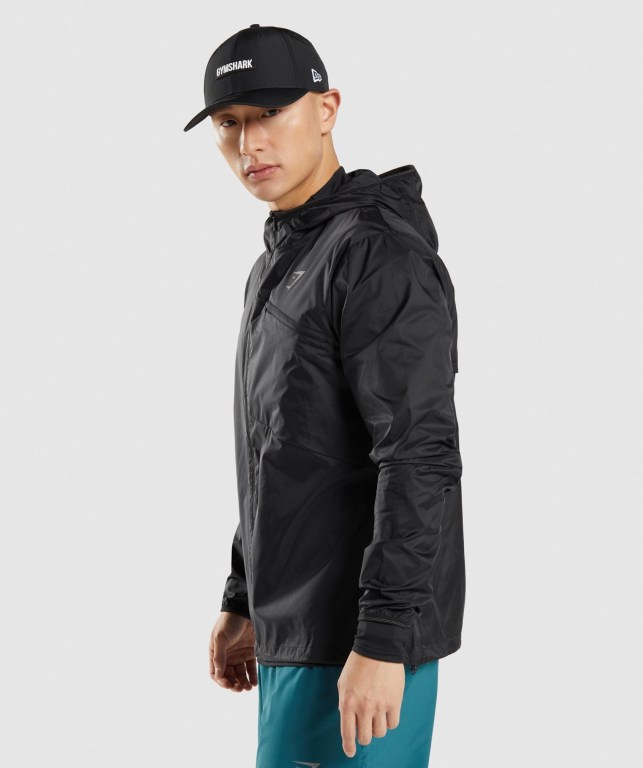 Chaquetas Gymshark Speed Jacket Hombre Negros | T3d4Ay4n1U4