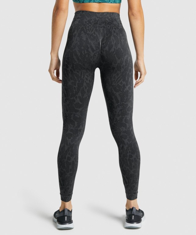 Leggins Gymshark Adapt Animal Seamless Mujer Negros | SeIrRF9FHtg