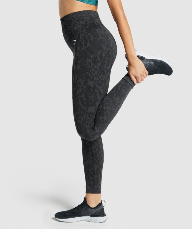 Leggins Gymshark Adapt Animal Seamless Mujer Negros | SeIrRF9FHtg