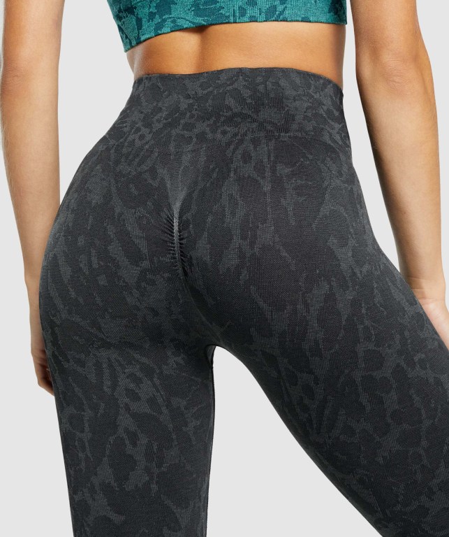 Leggins Gymshark Adapt Animal Seamless Mujer Negros | SeIrRF9FHtg