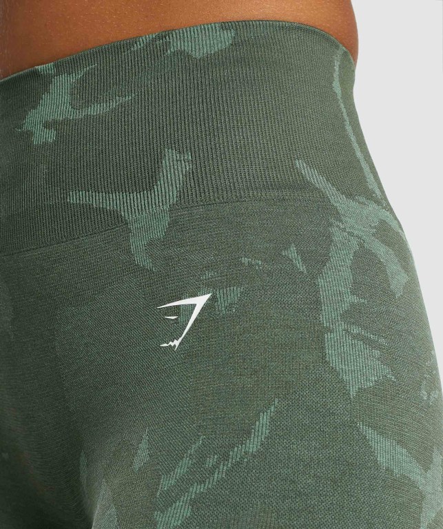 Leggins Gymshark Adapt Camo Seamless Mujer Verdes | 2LBOpn3TUFb