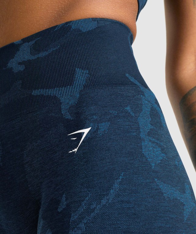 Leggins Gymshark Adapt Camo Seamless Mujer Azul Marino | I8rrZ3YpMNS