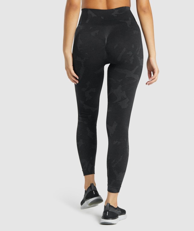 Leggins Gymshark Adapt Camo Seamless Mujer Negros | zfTgRYmBFaG