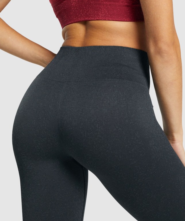 Leggins Gymshark Adapt Fleck Seamless Mujer Negros | JAZVCzHubsU